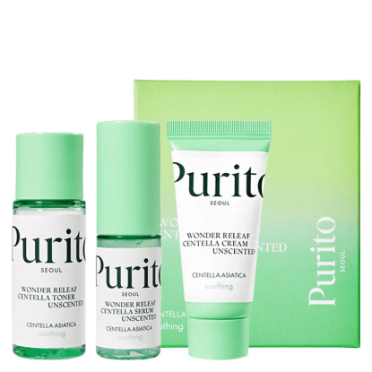 skincare-kbeauty-glowtime-purito wonder releaf centella mini kit unscented