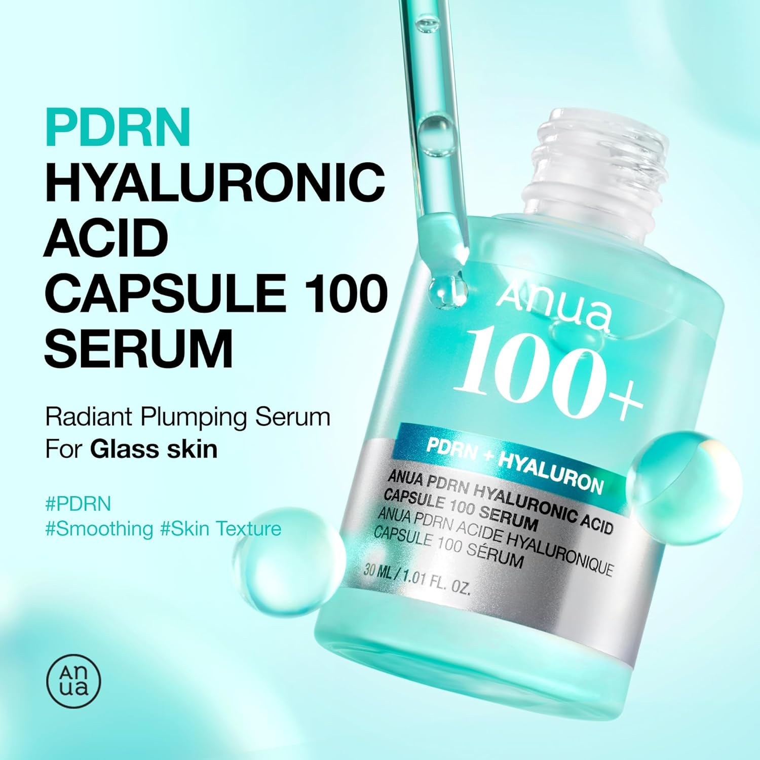 skincare-kbeauty-glowtime-anua PDRN hyaluronic Acid capsule 100 serum