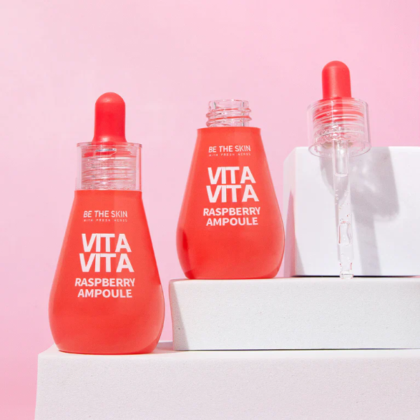 skincare-kbeauty-glowtime-be the skin vita vita raspberry ampoule