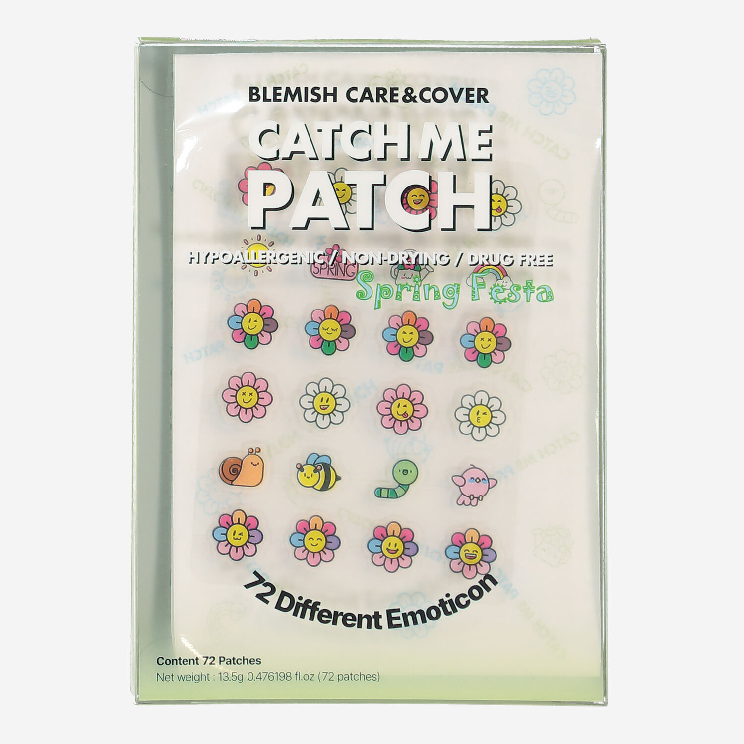 skincare-kbeauty-glowtime-catch me patch emoticon green spring festa