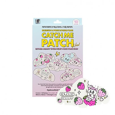 skincare-kbeauty-glowtime-catch me patch nose match esther bunny nose patch