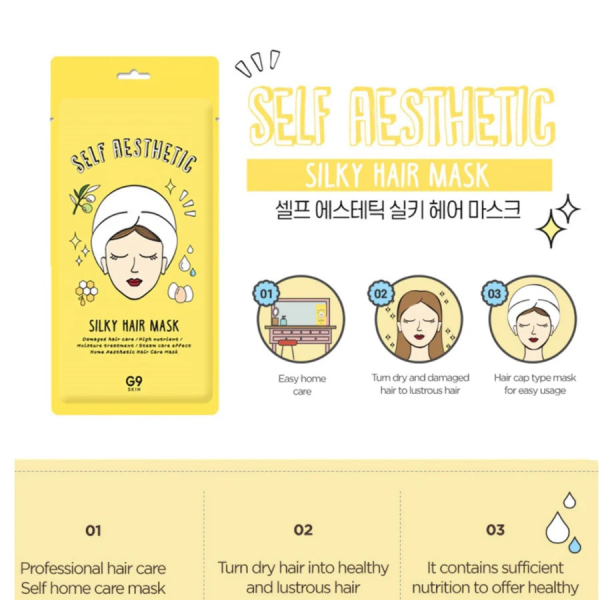 skincare-kbeauty-glowtime-g9 skin self aesthetic silk hair mask