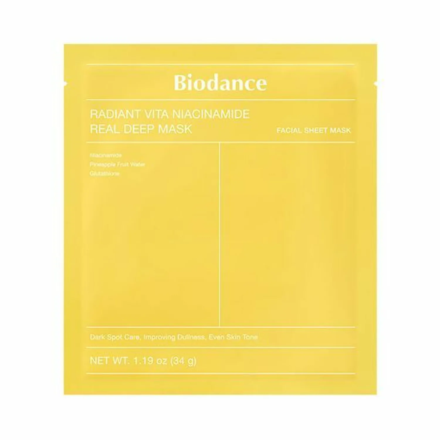 skincare-kbeauty-glowtime-biodance radiant vita niacinamide real deep mask