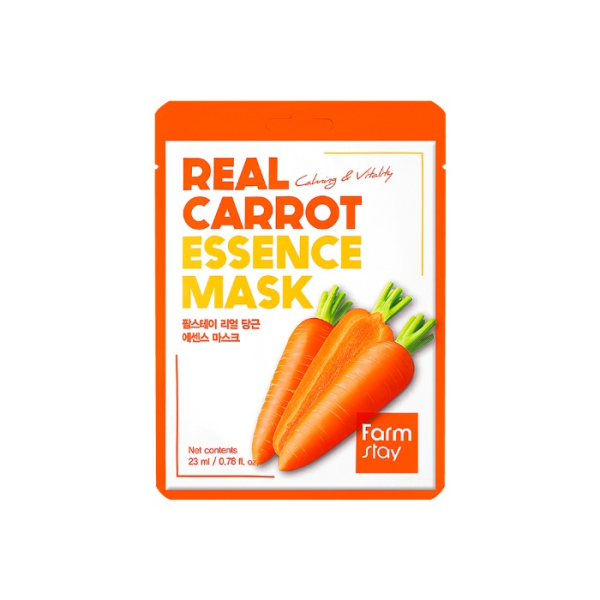 skincare-kbeauty-glowtime-farm stay real essence mask carrot