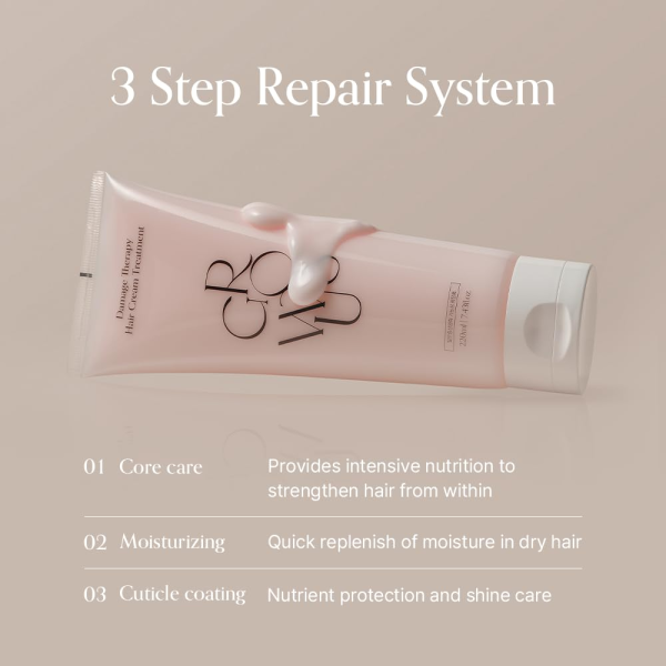 skincare-kbeauty-glowtime-growus damage therapy hair cream treatment