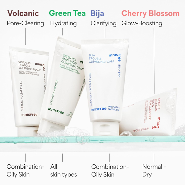 skincare-kbeauty-glowtime-innisfree bija Claryfying Cleansing Foam