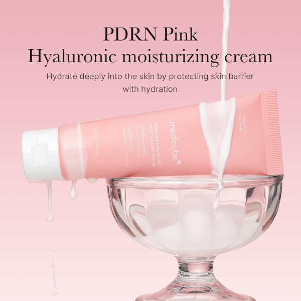 skincare-kbeauty-glowtime-medidube pdrn pink hyaluronic moisturizing cream