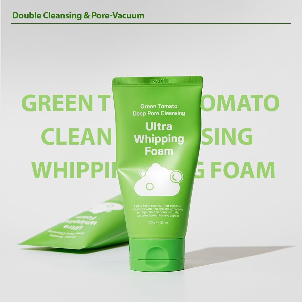 skincare-kbeauty-glowtime-sungboon editor green tomato deep pore cleansing ultra whipping foam