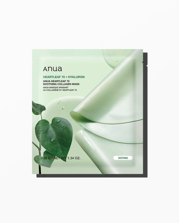 skincare-kbeauty-glowtime-anua heartleaf 70 soothing collagen mask