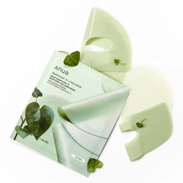 skincare-kbeauty-glowtime-anua heartleaf 70 soothing collagen mask