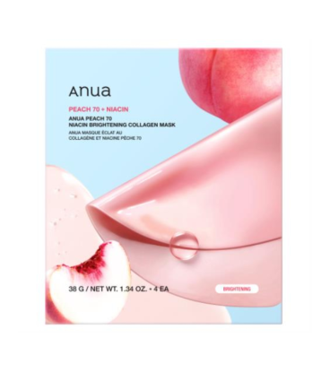 skincare-kbeauty-glowtime-anua peach 70 niacin brightening collagen mask
