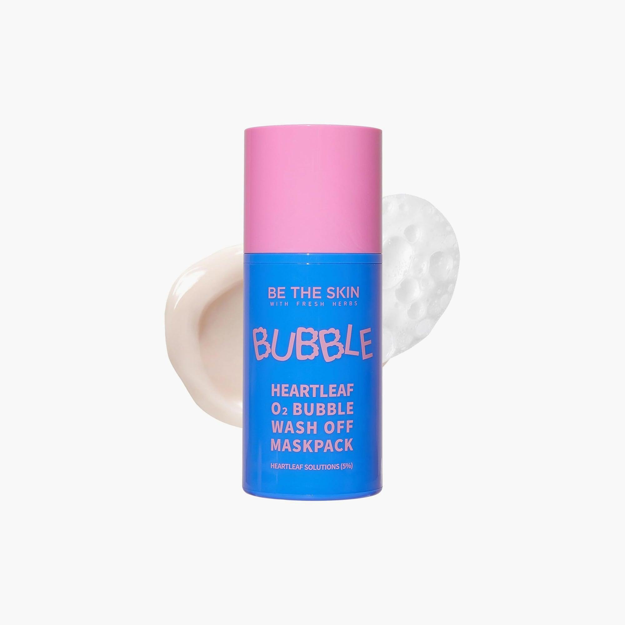 skincare-kbeauty-glowtime-be the skin heartleaf o2 bubble wash off mask pack
