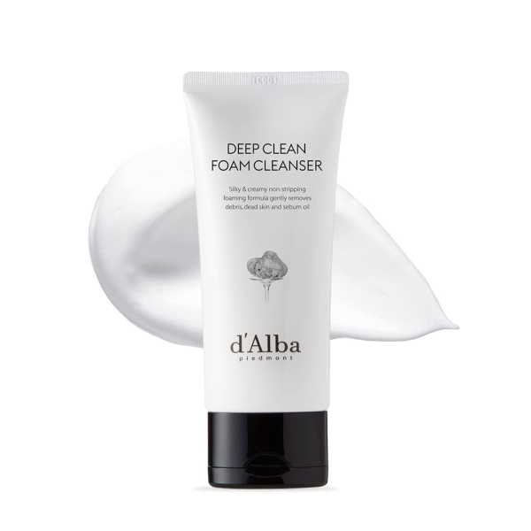 skincare-kbeauty-glowtime-d'alba white truffle deep clean foam cleanser