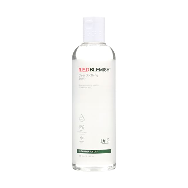 skincare-kbeauty-glowtime-dr g red blemish clear soothing toner 300ml