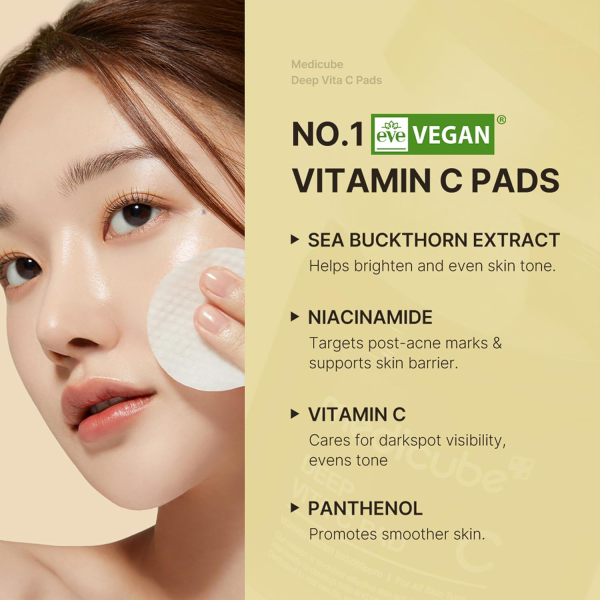 skincare-kbeauty-glowtime-medicube deep vita c pad