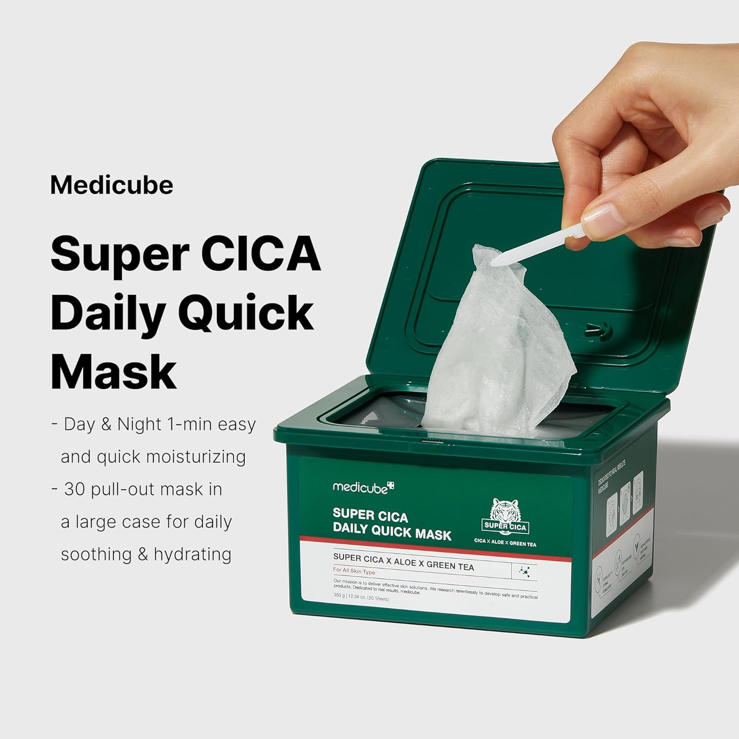 skincare-kbeauty-glowtime-medicube super cica daily quick mask