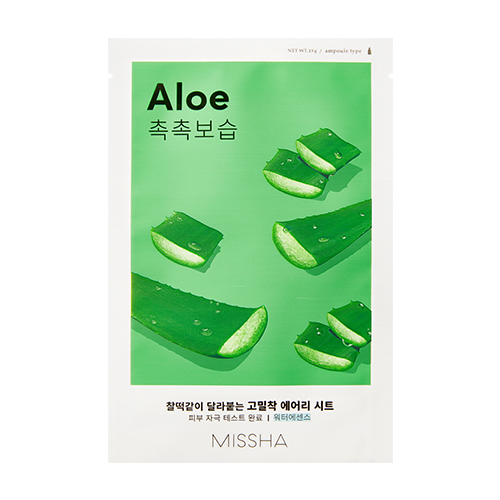 skincare-kbeauty-glowtime-missha airy fit sheet mask ciucumber