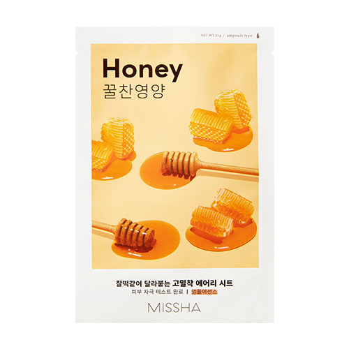 skincare-kbeauty-glowtime-missha airy fit sheet mask honey