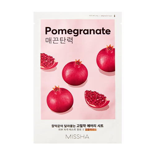 skincare-kbeauty-glowtime-missha airy fit sheet mask pomegranate