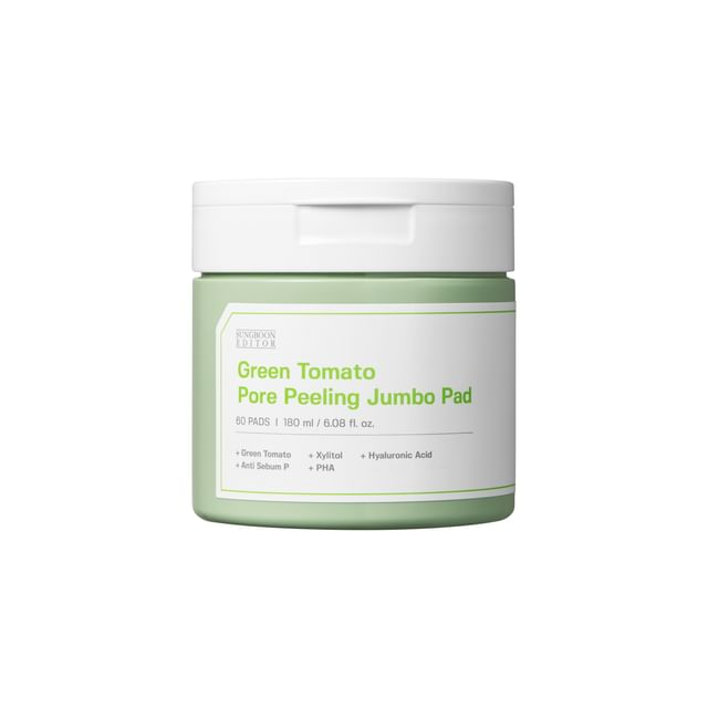 skincare-kbeauty-glowtime-sungboon editor green tomato pore peeling jumbo pad