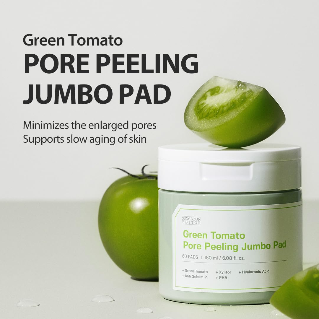 skincare-kbeauty-glowtime-sungboon editor green tomato pore peeling jumbo pad