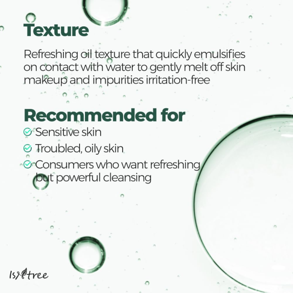 skincare-kbeauty-glowtime-isntree mugwort calming deep cleansing oil