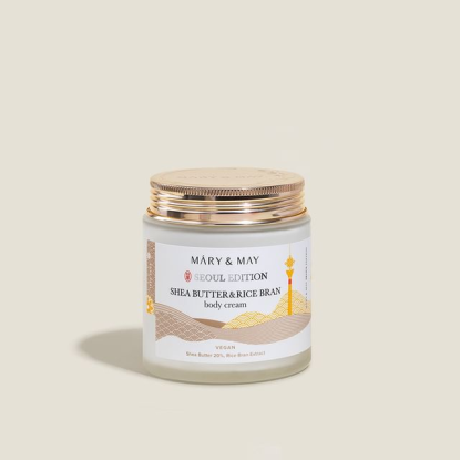 skincare-kbeauty-glowtime-mary and may shea butter anr rice bran body cream