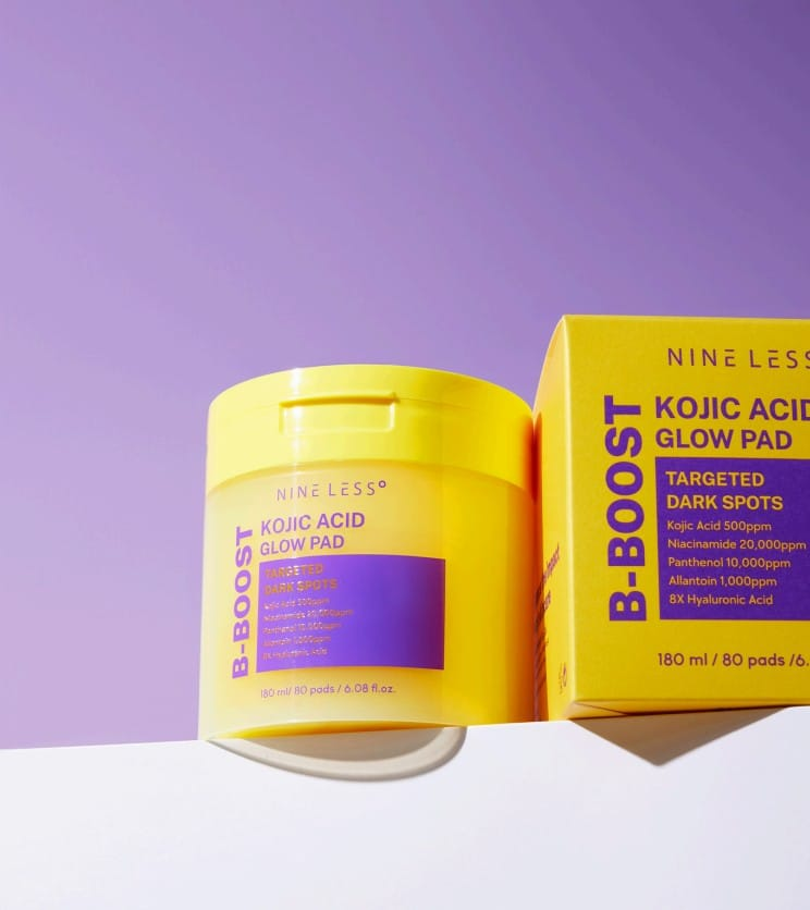 skincare-kbeauty-glowtime-nine less b boost kojic acid pad