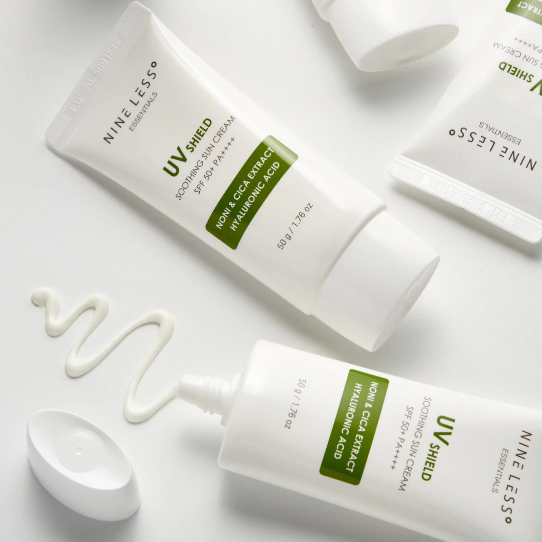 skincare-kbeauty-glowtime-nine less essentials uv shield uv shield sun creama