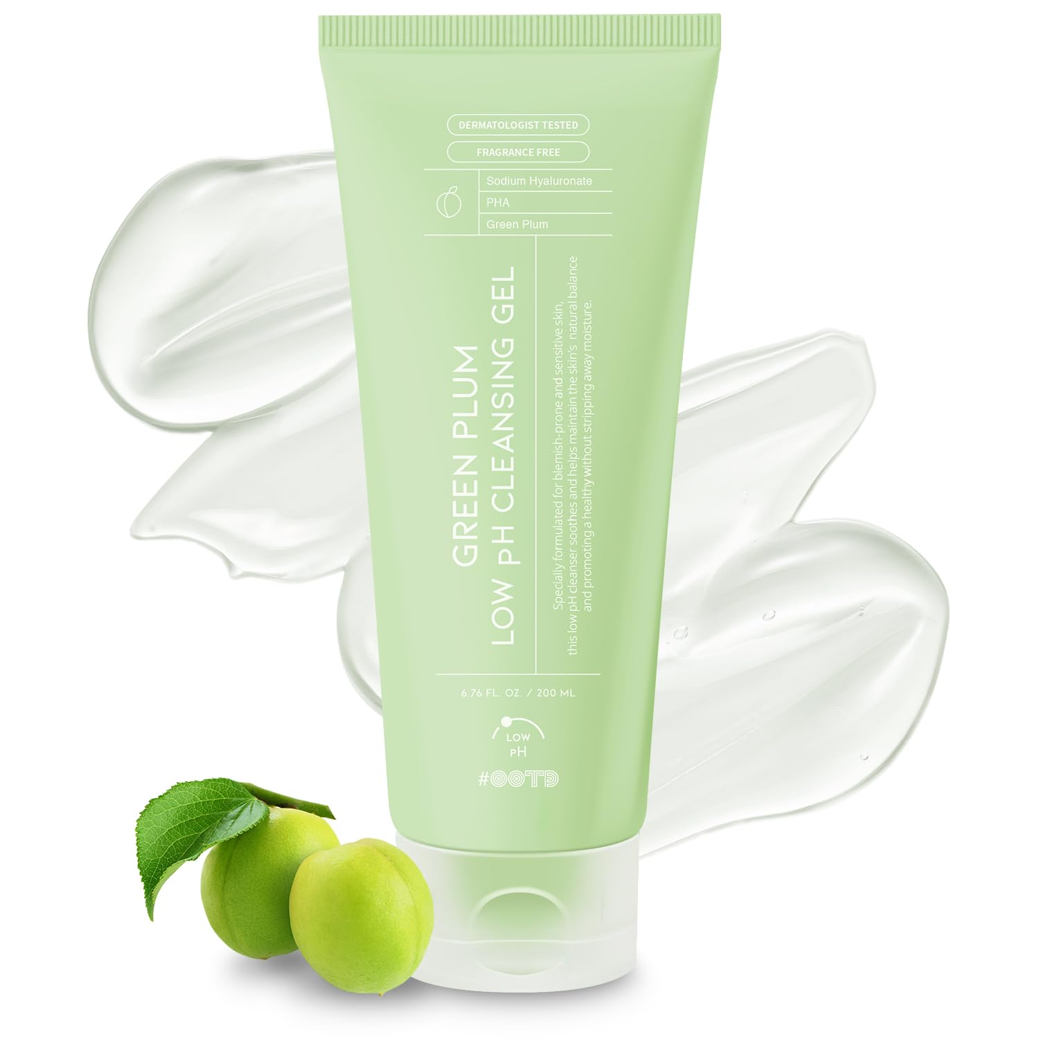 skincare-kbeauty-glowtime-ootd beauty green plum low ph cleansing gel
