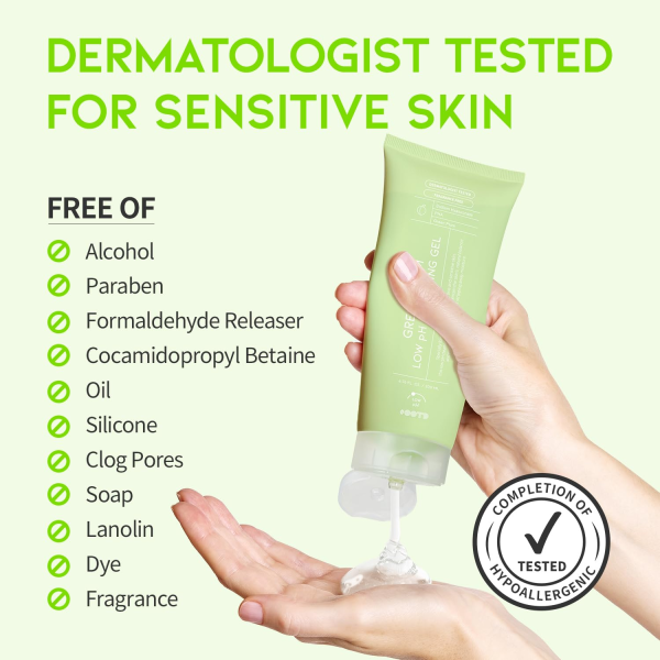 skincare-kbeauty-glowtime-ootd beauty green plum low ph cleansing gel