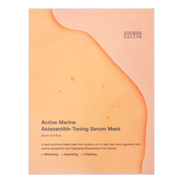 skincare-kbeauty-glowtime-sungboon editor active marine astaxanthin toning serum mask