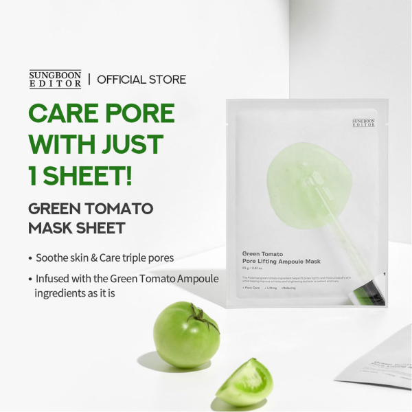 skincare-kbeauty-glowtime-sungboon editor green tomato pore lifting ampoule mask