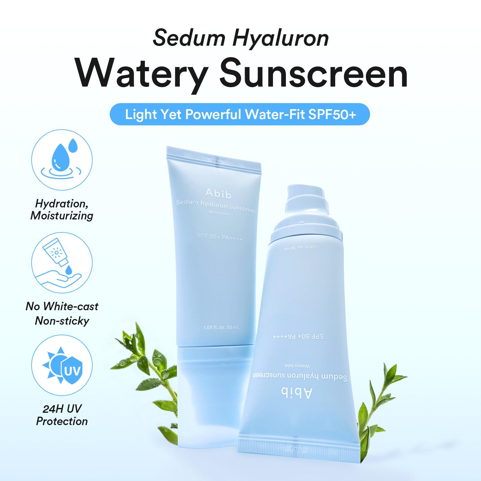 skincare-kbeauty-glowtime-abib sedum hyaluron sunscreen watery tube
