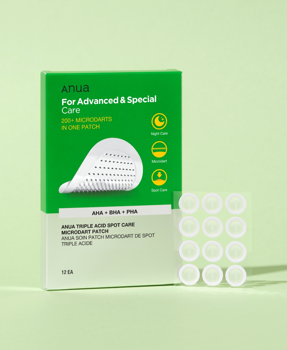 skincare-kbeauty-glowtime-anua triple acid spot care microdart patch