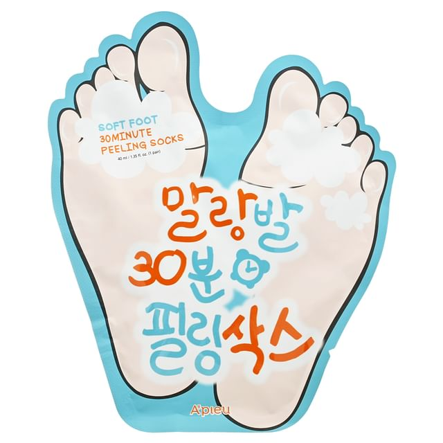 skincare-kbeauty-glowtime-apieu soft foot 30 minute peeling socks