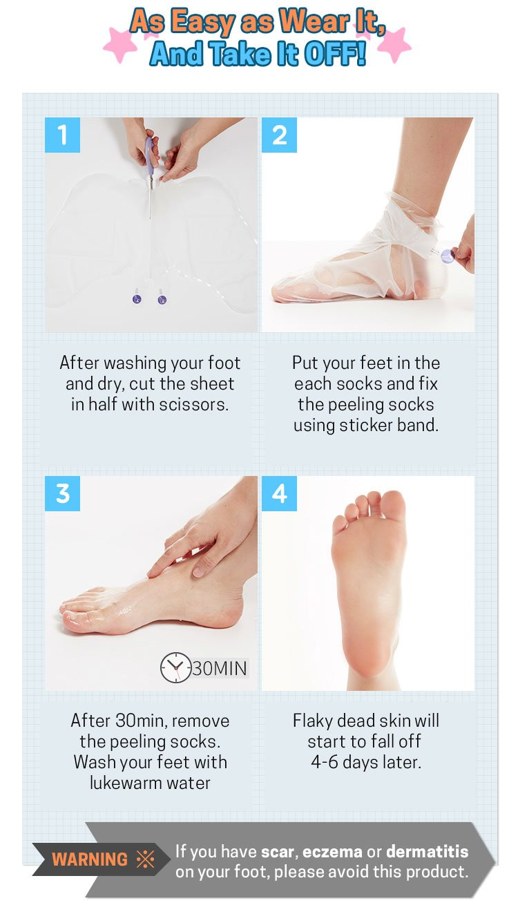 skincare-kbeauty-glowtime-apieu soft foot 30 minute peeling socks