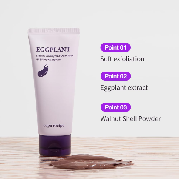 skincare-kbeauty-glowtime-papa recipe egg plant clearing mud cream