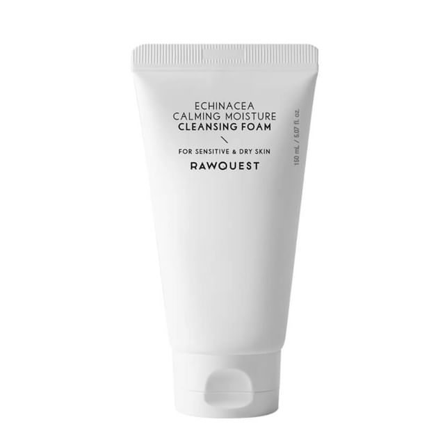 skincare-kbeauty-glowtime-rawquest echinacea calming moisture cleansing foam
