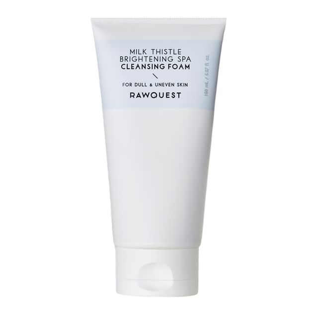 skincare-kbeauty-glowtime-rawquest milk thistle brightening spa cleansing foam