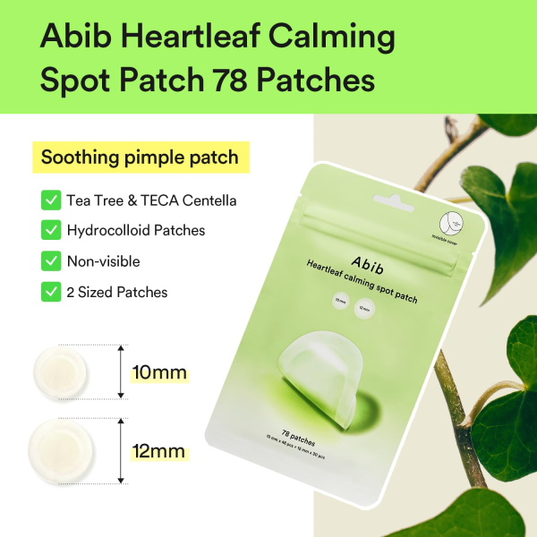 skincare-kbeauty-glowtime-abib heartleaf calming spot patch