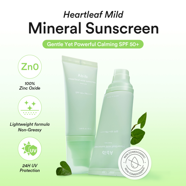 skincare-kbeauty-glowtime-abib heartleaf mild sunscreen