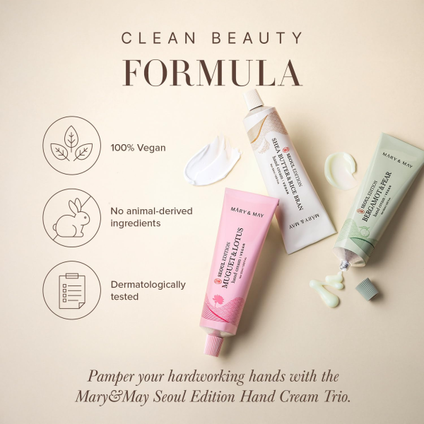 skincare-kbeauty-glowtime-mary and may seoul edition shea butter and rice bran hand cream trio set