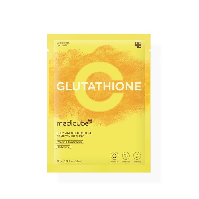 skincare-kbeauty-glowtime-medicube deep vita c glutathione sheet mask