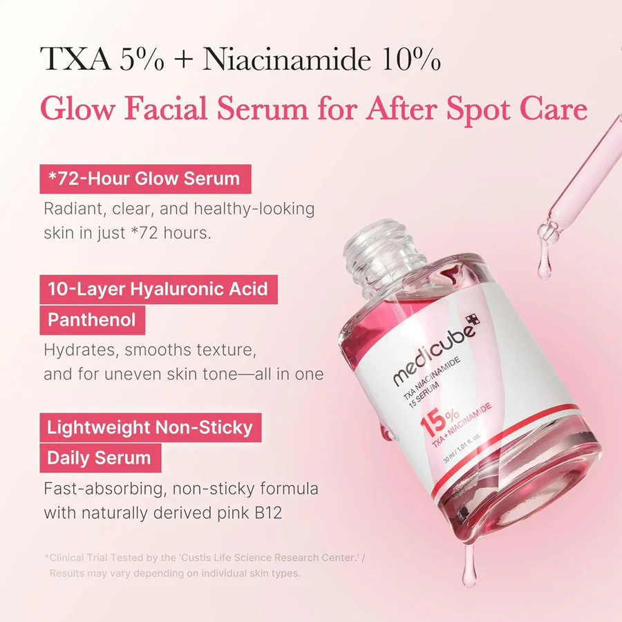 skincare-kbeauty-glowtime-medicube niacinamide tranexamic acid