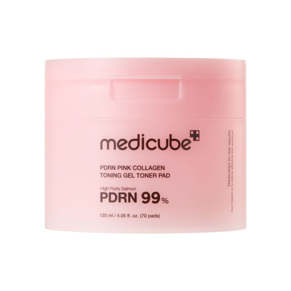 skincare-kbeauty-glowtime-medicube pdrn pink collagen toning gel toner pad
