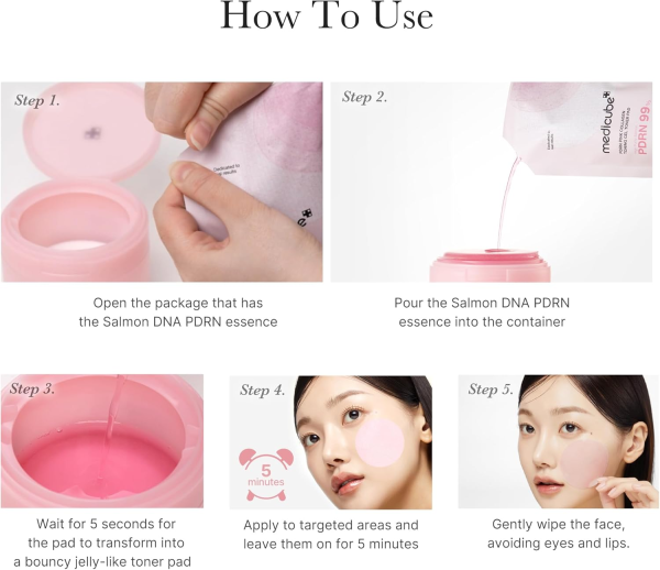 skincare-kbeauty-glowtime-medicube pdrn pink collagen toning gel toner pad
