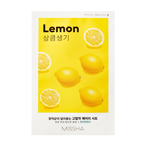 skincare-kbeauty-glowtime-missha airy fit sheet mask lemon