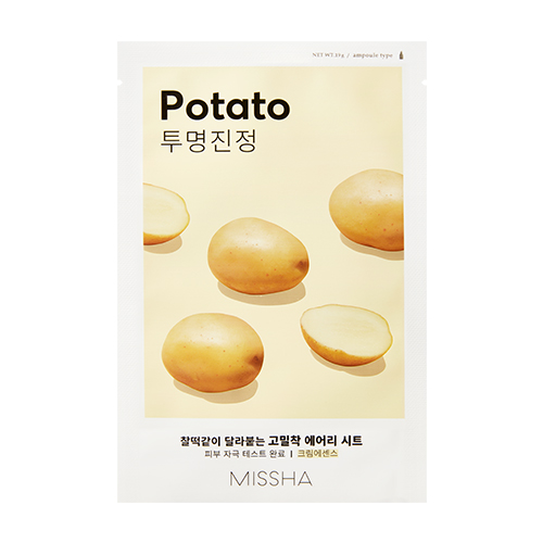 skincare-kbeauty-glowtime-missha airy fit sheet mask potato