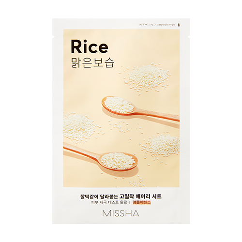 skincare-kbeauty-glowtime-missha airy fit sheet mask rice